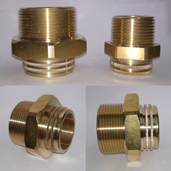 brass insert for sanitary parts