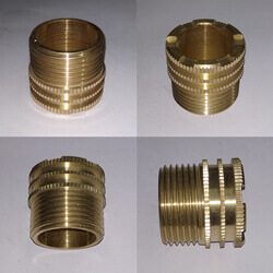 cpvc brass insert for cpvc pipe fitting